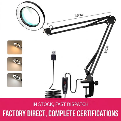 Table-Mount Clamp Model with Folding Arm