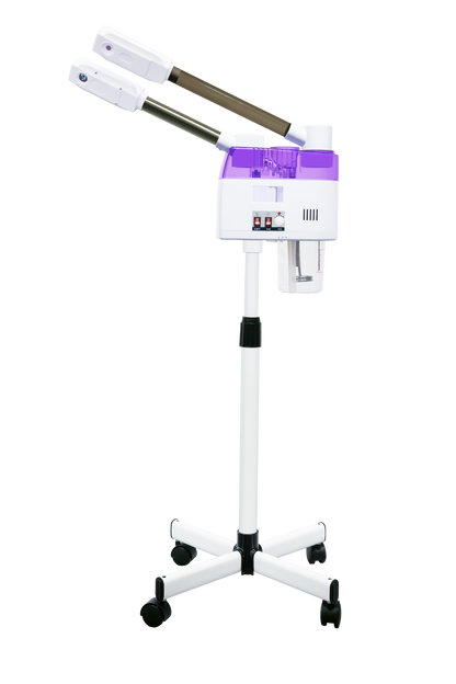 Dual-Nozzle Hot and Cool Facial Steamer - Knob-Adjustable model
