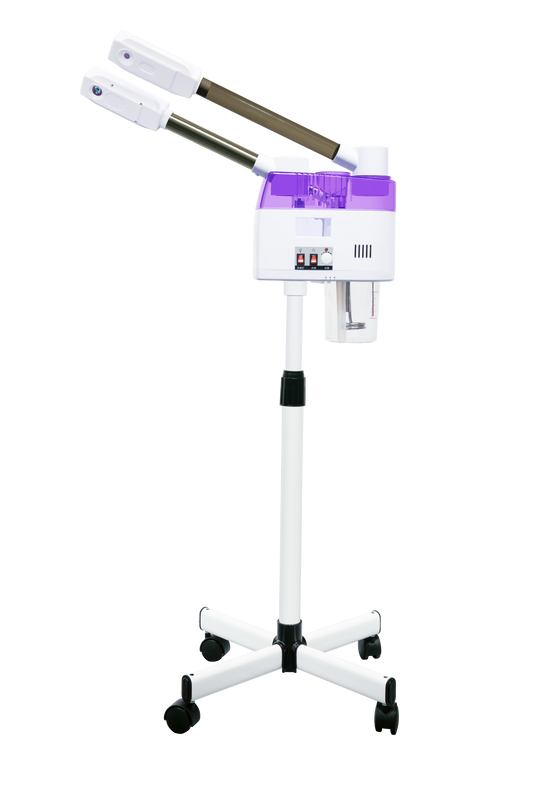 Dual-Nozzle Hot and Cool Facial Steamer - Knob-Adjustable model