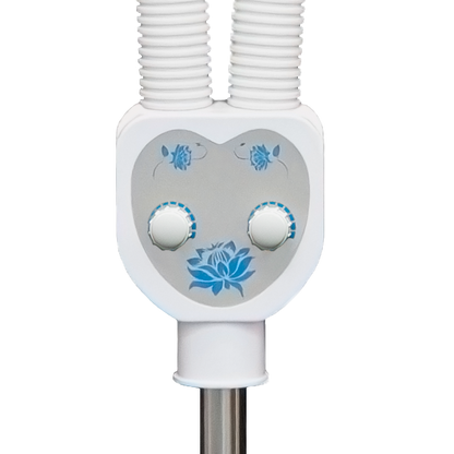 Dual-head infrared heating lamp