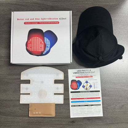 Red and Blue Light LED Hair Cap