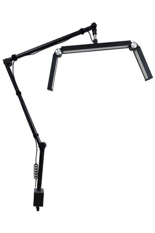 26" Moon Light with Desk Clamp and Three Foldable Sections