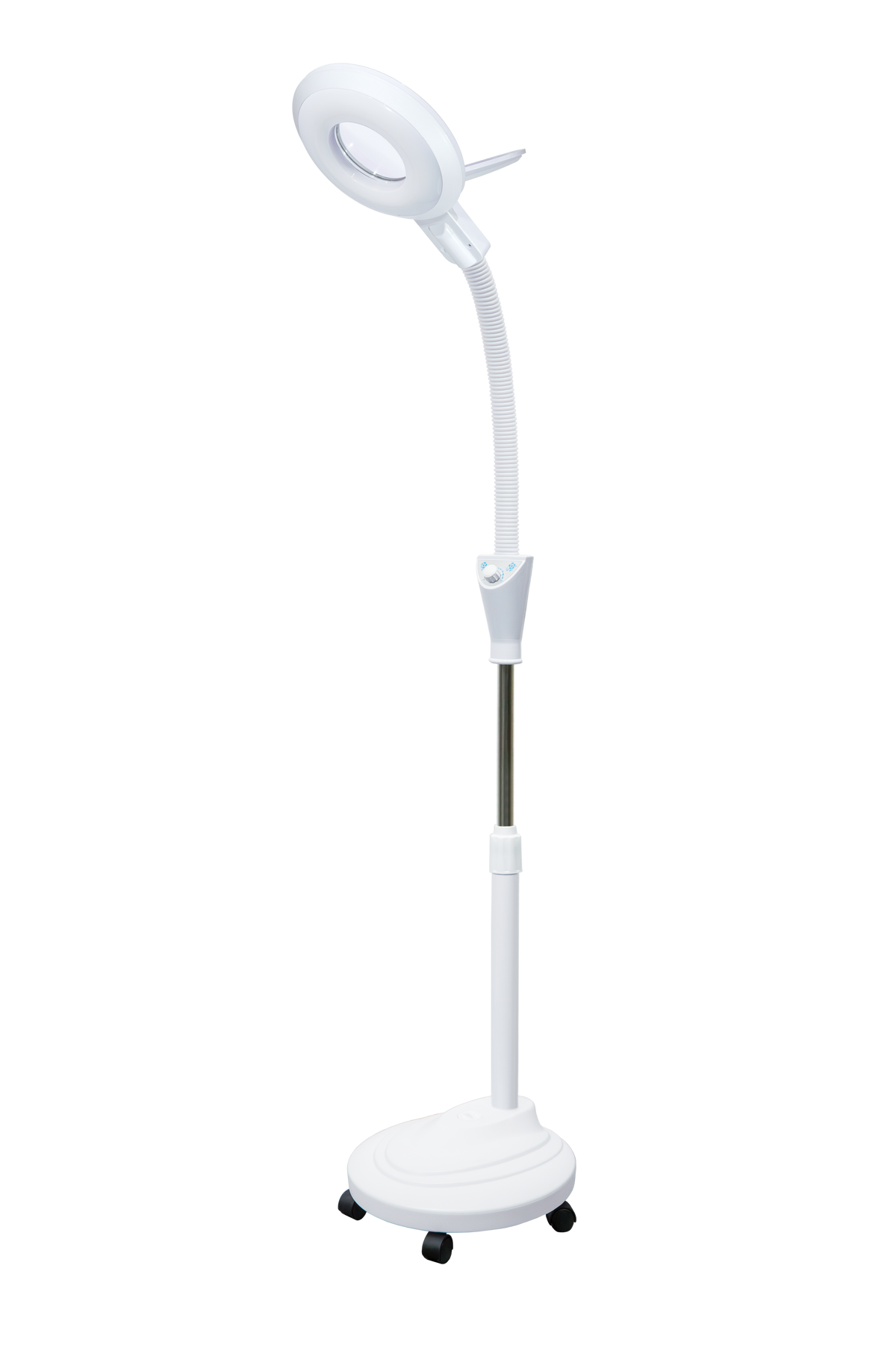 LED Beauty Lamp with Magnifier – D-Shaped Head