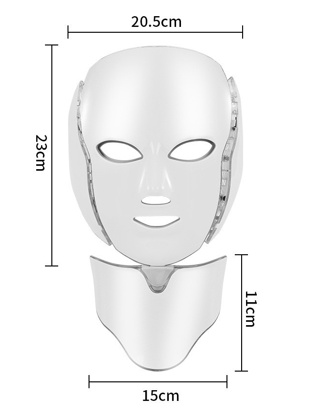 7-Color LED Face and Neck Mask