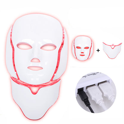 7-Color LED Face and Neck Mask
