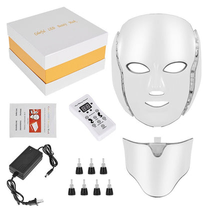 7-Color LED Face and Neck Mask