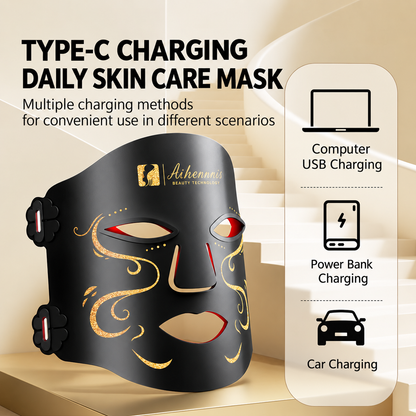7-Color LED Silicone Beauty Mask