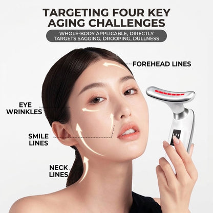 Multi-Color LED Neck Rejuvenation Device